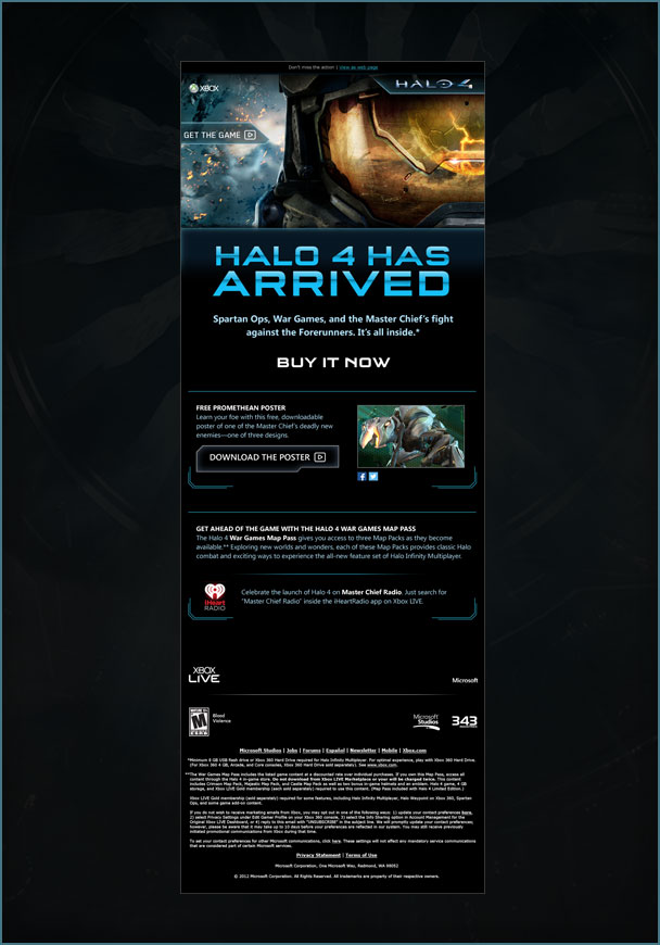 Halo 4 Email